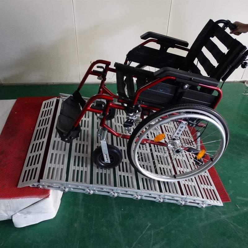 Высококачественный алюминиевый пандус для инвалидных колясок для лестниц