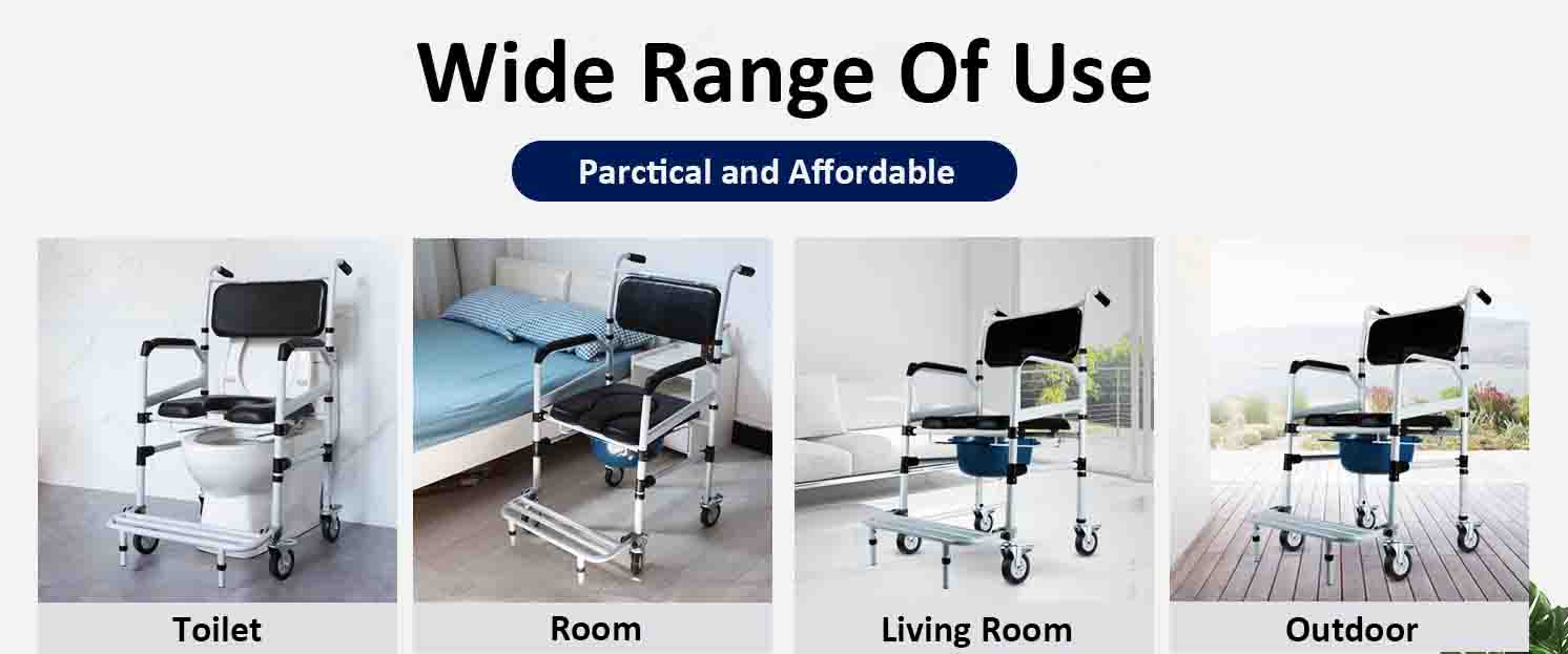 Folding commode chair singapore for disable